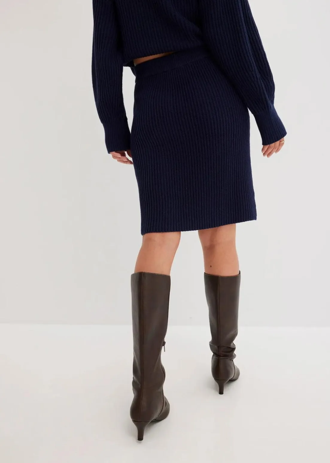 Strickrock aus reiner Baumwolle