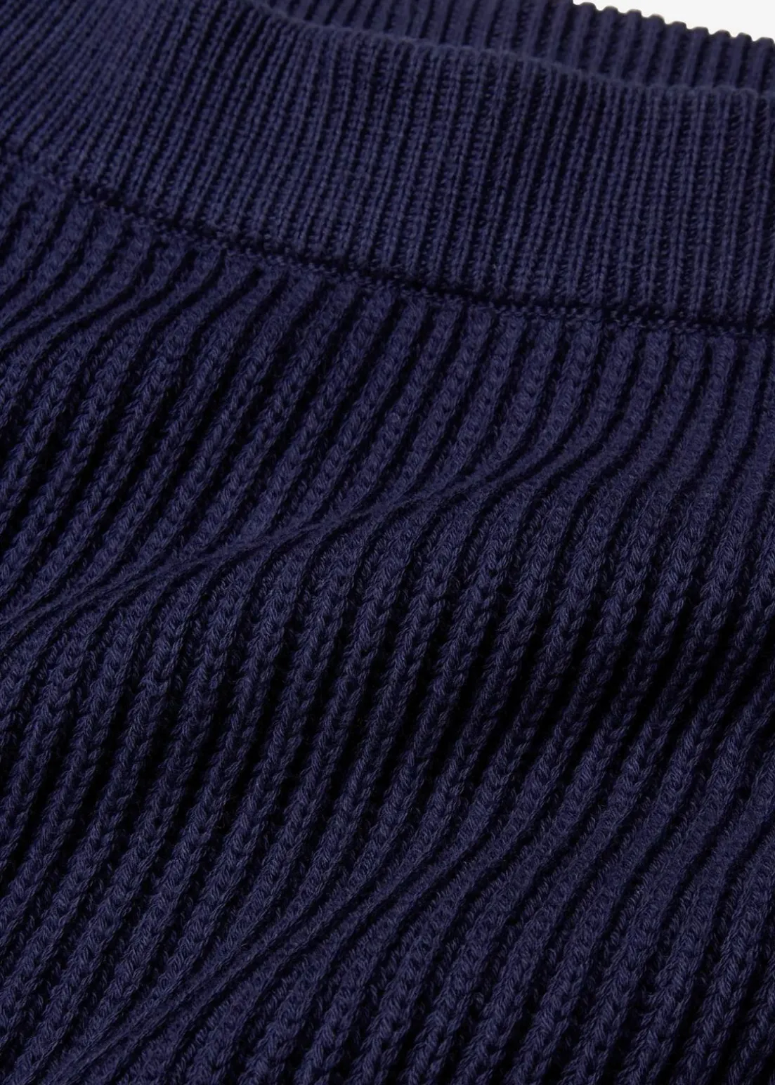 Strickrock aus reiner Baumwolle