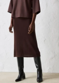 Strickrock aus weichem Woll-Mix