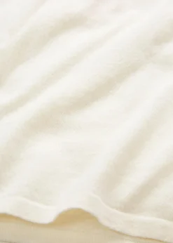 Stricktop aus reiner Baumwolle