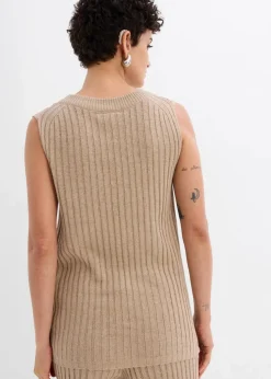 Stricktop aus Viskose-Mix