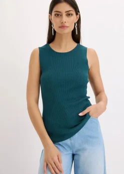 Stricktop mit Glitzerband