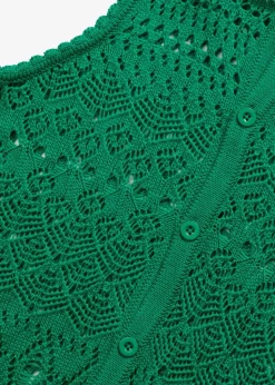 Stricktop mit Lochstrickmuster