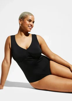 Strong Shape-Badeanzug mit V-Ausschnitt