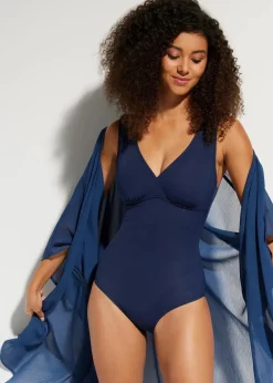 Strong Shape-Badeanzug mit V-Ausschnitt