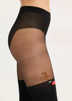 Strumpfhose mit Weihnachtsmotiv
