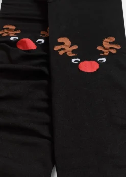 Strumpfhose mit Weihnachtsmotiv