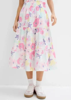 Stufenrock aus Musselin