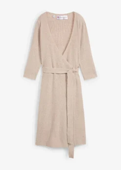 Superweiches Umstands- und Stillstrickkleid mit 3/4 Ärmeln