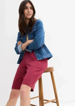 Sweat-Bermuda aus reiner Baumwolle