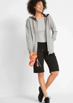 Sweat-Bermuda aus reiner Baumwolle