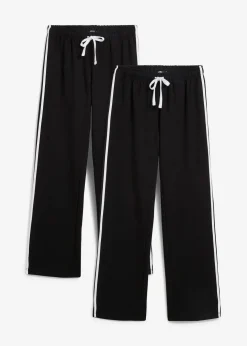 Sweathose aus reiner schwerer Baumwolle (2er-Pack )