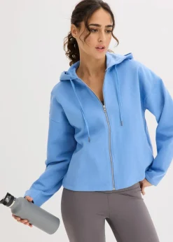 Sweatjacke aus reiner Bio-Baumwolle