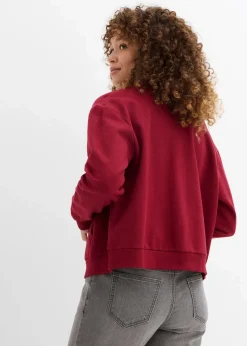 Sweatjacke aus reiner Bio-Baumwolle