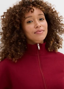 Sweatjacke aus reiner Bio-Baumwolle