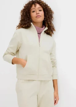 Sweatjacke aus reiner Bio-Baumwolle