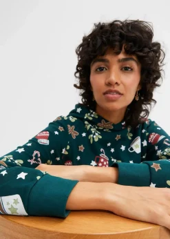 Sweatkleid aus Baumwoll-Mix