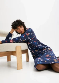 Sweatkleid aus Baumwoll-Mix