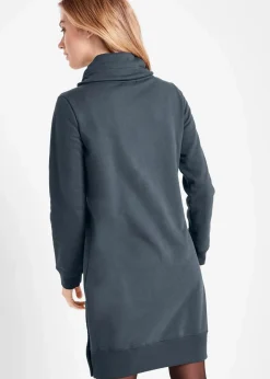 Sweatkleid aus reiner Baumwolle