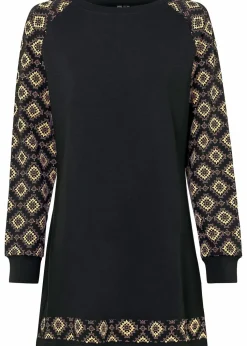 Sweatkleid mit Druck