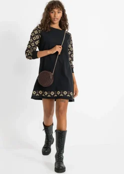 Sweatkleid mit Druck