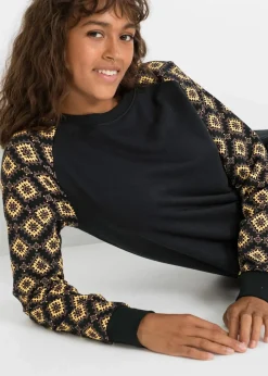 Sweatkleid mit Druck