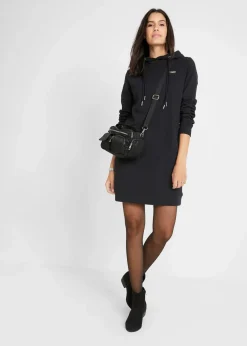Sweatkleid mit Kapuze