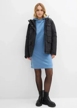 Sweatkleid mit Kapuze