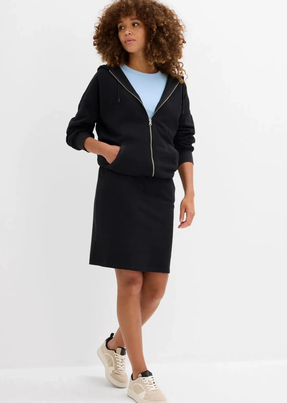 Sweatrock mit Taschen