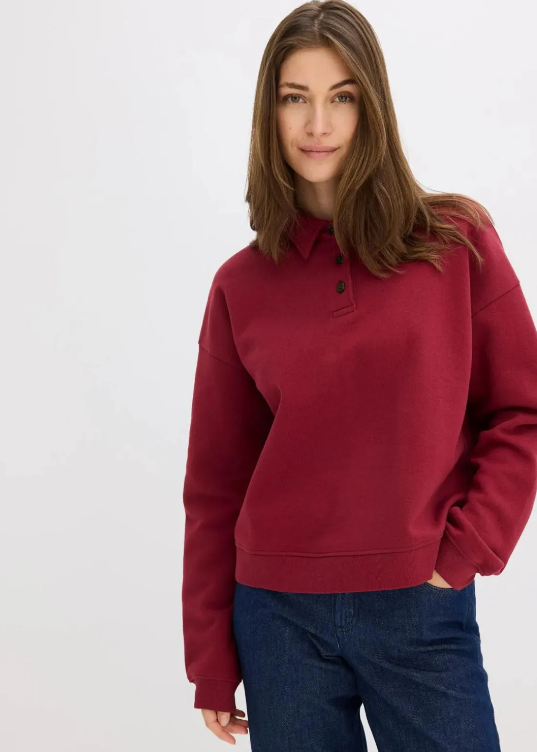 Sweatshirt aus reiner Baumwolle