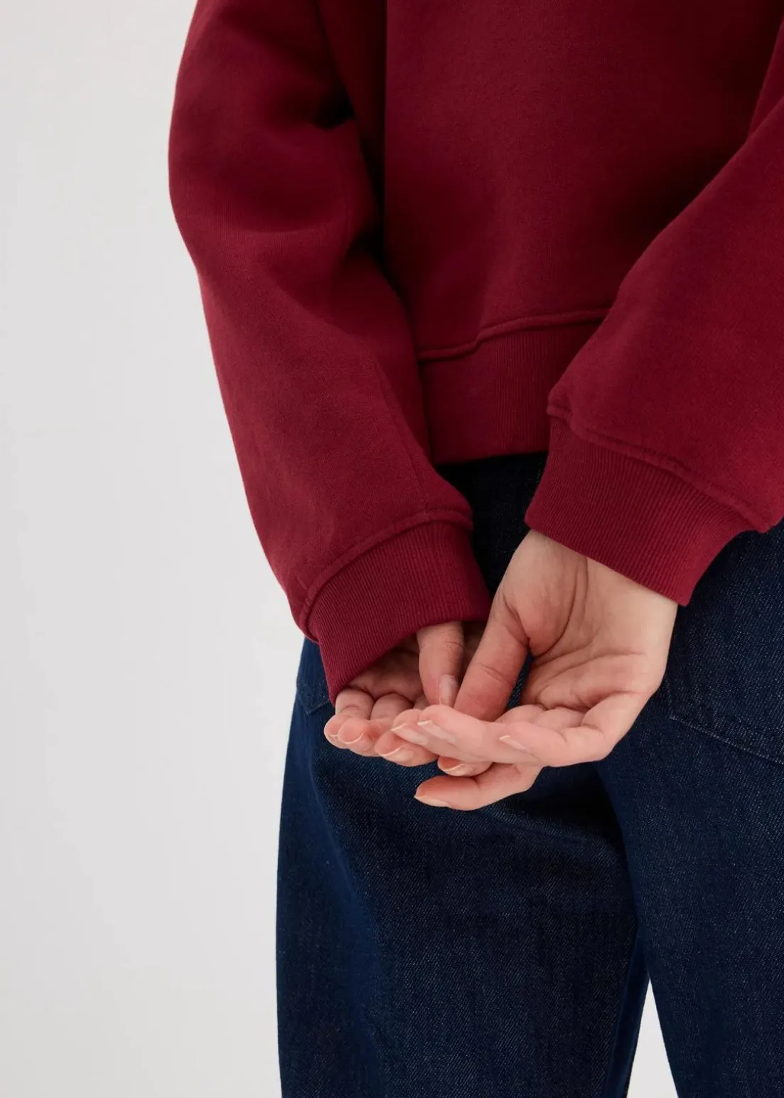 Sweatshirt aus reiner Baumwolle