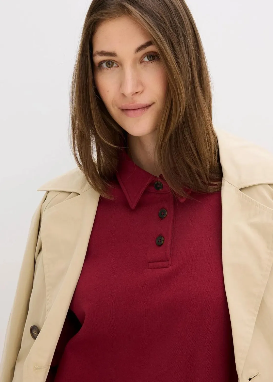 Sweatshirt aus reiner Baumwolle