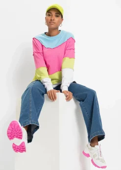 Sweatshirt aus weichem Baumwoll-Mix