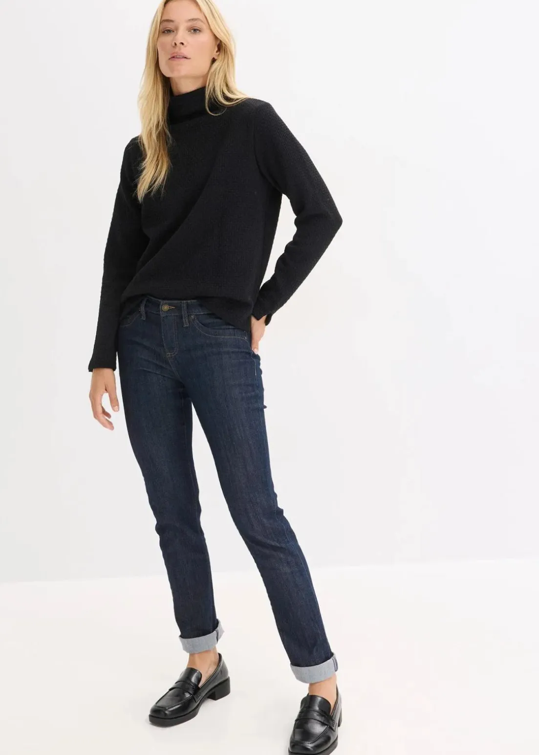 Sweatshirt mit Stehkragen