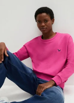 Sweatshirt mit Stickerei