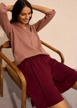 Sweat-Shorts aus Baumwoll-Mix