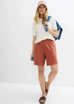 Sweat-Shorts aus Baumwoll-Mix