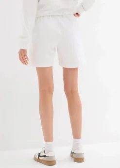 Sweat-Shorts mit Stickerei