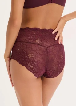 Taillenpanty aus zarter Spitze