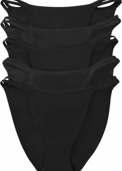 Tanga Minislip mit Bio-Baumwolle (5er Pack)