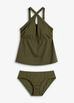 Tankini (2-tlg.Set) mit gekreuzten Trägern