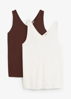 Tanktop aus reiner Bio-Baumwolle (2er Pack)
