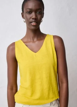 Tanktop aus reinem Leinen