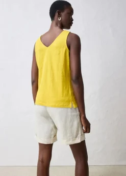 Tanktop aus reinem Leinen