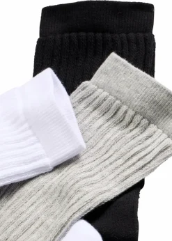 Tennissocken mit Bio-Baumwolle (3er Pack)