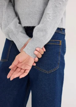 Texturierte Strickjacke