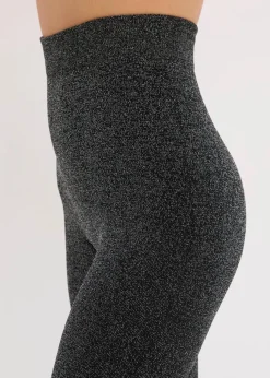 Thermo Fleece Strumpfhose aus Glitzergarn