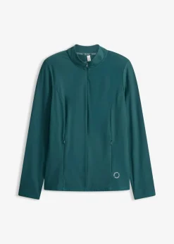 Thermo Funktionsjacke mit halben Reißverschluss, schnelltrocknend