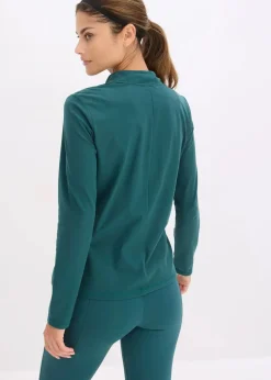 Thermo Funktionsjacke mit halben Reißverschluss, schnelltrocknend