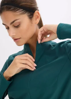 Thermo Funktionsjacke mit halben Reißverschluss, schnelltrocknend